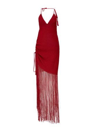 SS25 - KNITTED FITTED DRESS - Oscar Mendoza