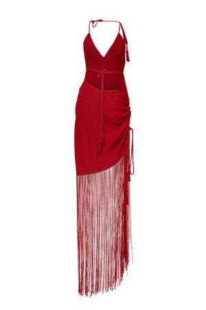 SS25 - KNITTED FITTED DRESS - Oscar Mendoza