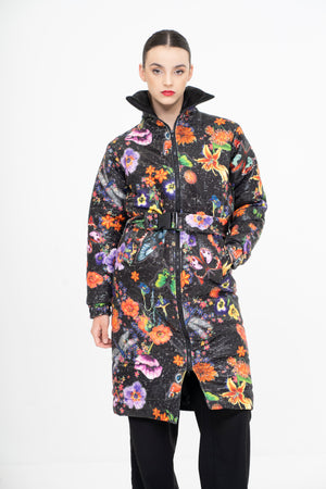 SS25 - LONG PUFFER PRINTED SEQUINS - BELT - Oscar Mendoza