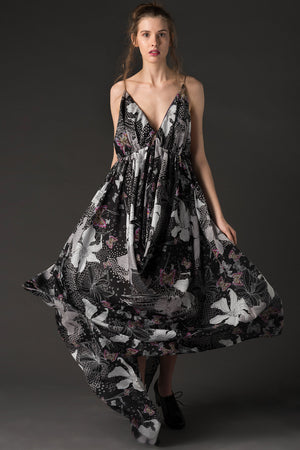 Sonja - Printed Maxi Dress - Oscar Mendoza