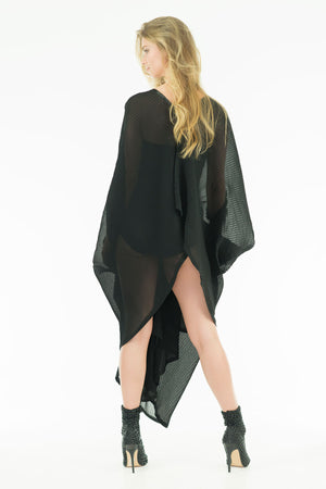 Vamp Cape - Tunique Dress - Folded Draped Tunique - Summer Collection - Oscar Mendoza